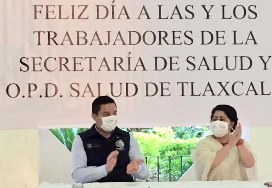 Garantiza gobierno de Tlaxcala tercera dosis de vacuna Covid-19 a trabajadores de salud y educación