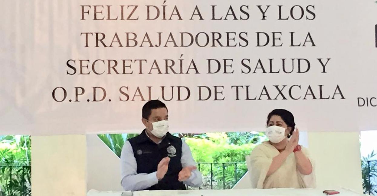 Garantiza gobierno de Tlaxcala tercera dosis de vacuna Covid-19 a trabajadores de salud y educación
