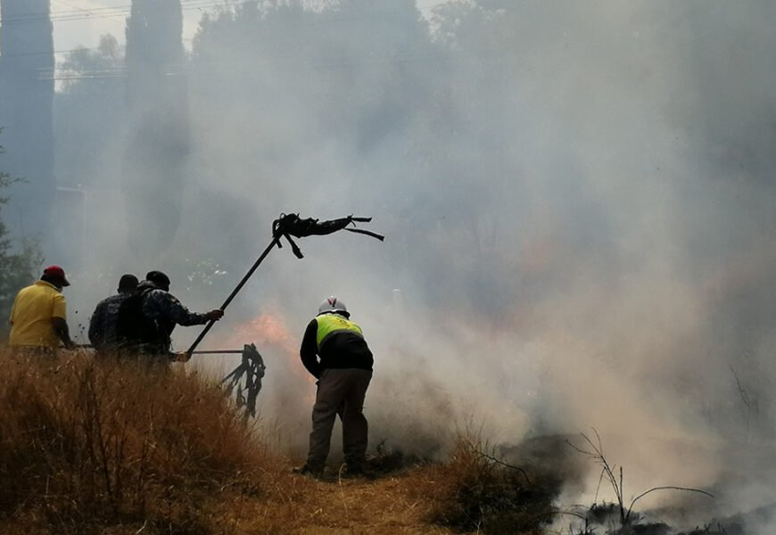 Atienden Amaxac y Santacruz Tlaxcala incendio en terrenos Atienden Amaxac y Santacruz Tlaxcala incendio en terrenos