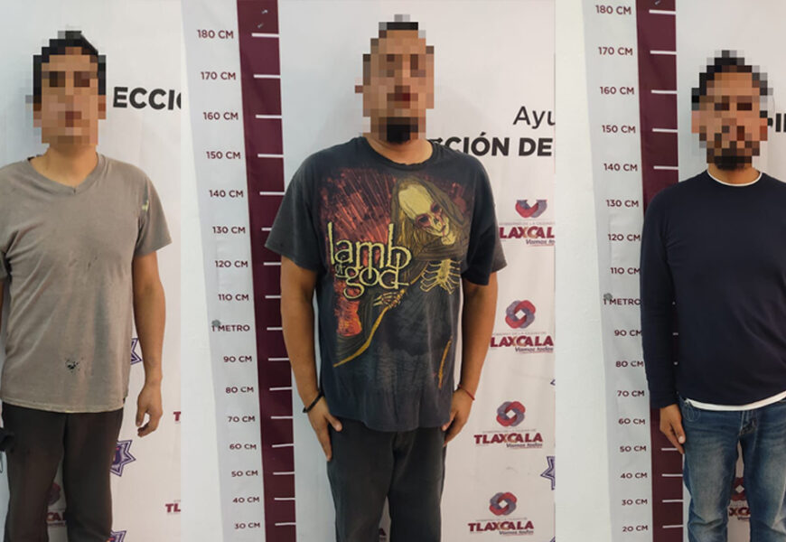 Atrapa policía capitalina a tres ladrones de viviendas en la Joya