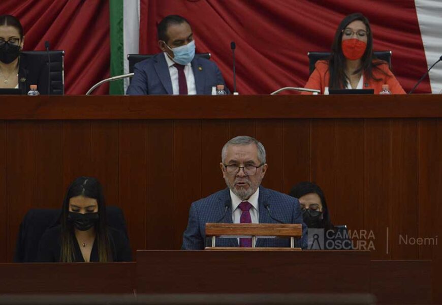 Comparece Secretario de Gobierno ante el congreso del estado