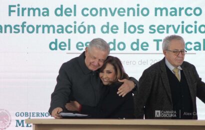 Firman convenio marco para la transformación de los servicios de salud de Tlaxcala