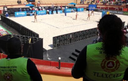 CEPC mantiene operativo permanente en el Tour Mundial de Voleibol de Playa 2022