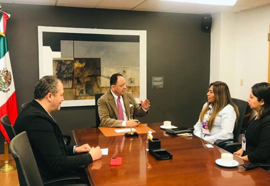 Acuerdan cooperación Gobierno de Tlaxcala y Consulado de Nueva York