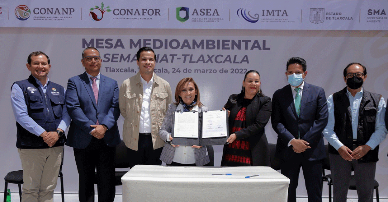 Acuerda gobierno de Tlaxcala acciones de colaboración con el sector ambiental federal