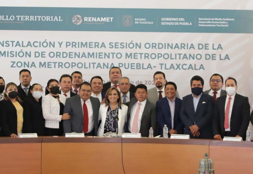 Instalan gobiernos de Tlaxcala y Puebla comisión de ordenamiento metropolitano