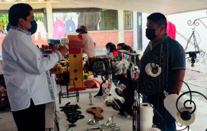 CAT participó con expo venta artesanal en la Feria de la Quesadilla y el Tlacoyo, Nopalucan 2022