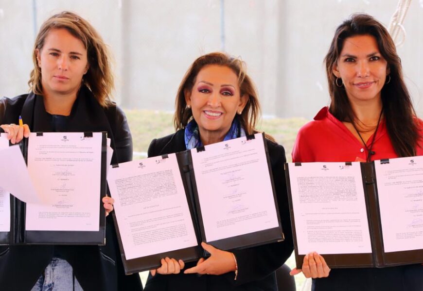 Signa gobernadora Lorena Cuéllar convenio de alianza con las asociaciones civiles Reinserta y Ocupa en el Cereso de Apizaco