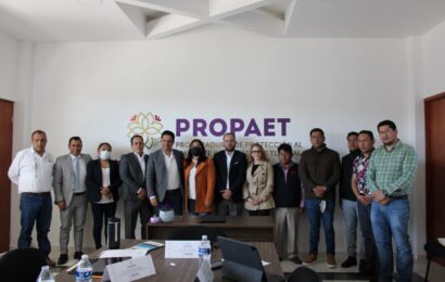 Signa convenios la PROPAET con municipios para la protección del ambiente en Tlaxcala