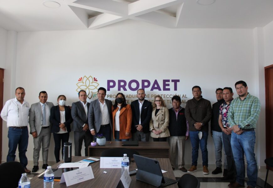 Signa convenios la PROPAET con municipios para la protección del ambiente en Tlaxcala