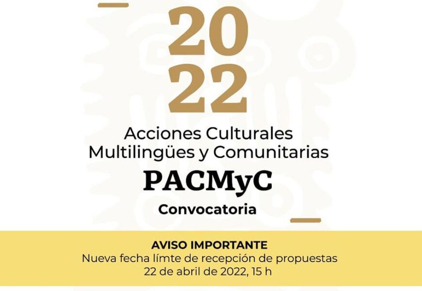 La convocatoria PACMyC 2022 amplía su periodo de registro