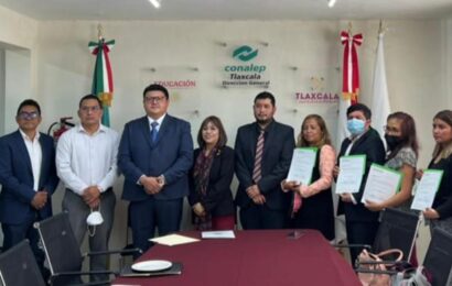 Asignó CONALEP Tlaxcala horas a docentes de los planteles de Teacalco y Zacualpan