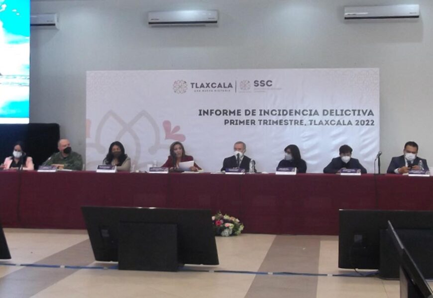 Tlaxcala continúa como la segunda entidad con menor incidencia delictiva: Lorena Cuéllar