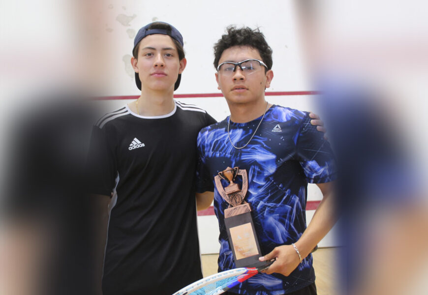 Logran atletas el tercer puesto del torneo clasificatorio de Squash