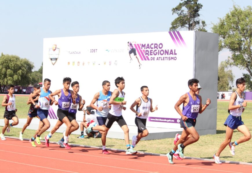 Culmina con éxito el macro regional de atletismo en Tlaxcala