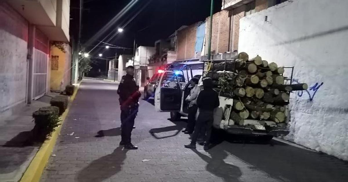 SSC detuvo a una persona en San Pablo del Monte por su presunta responsabilidad en delitos ambientales