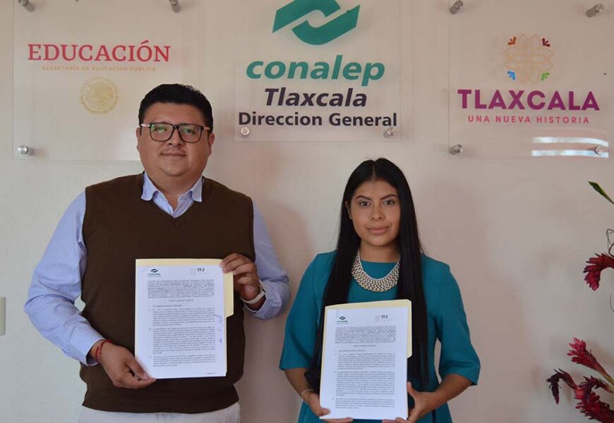 Signan acuerdo de colaboración CONALEP e ITJ