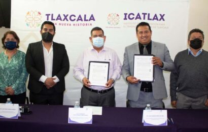 Firman convenio de colaboración el ITST e ICATLAX