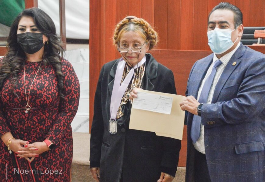 Congreso reconoce a Guadalupe Alemán con Presea «José Arámburu» Congreso reconoce a Guadalupe Alemán con Presea «José Arámburu»