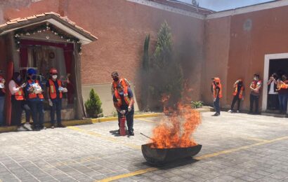 Capacita Protección Civil de Tlaxcala Capital a personal del Ayuntamiento