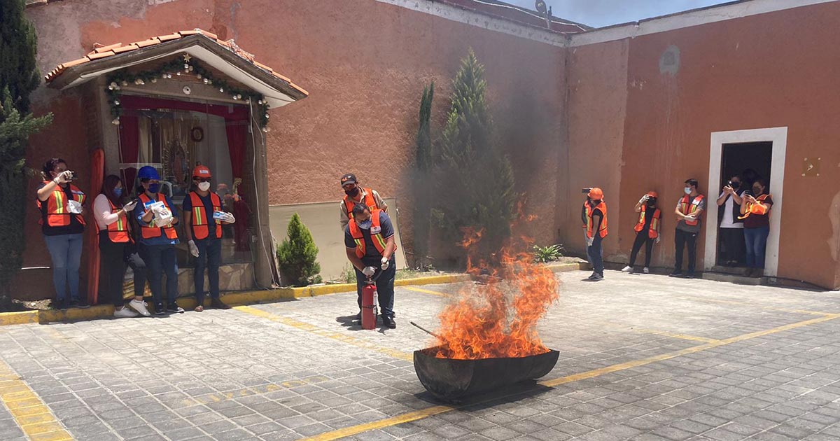 Capacita Protección Civil de Tlaxcala Capital a personal del Ayuntamiento