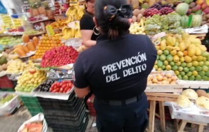 Realiza Policía de Tlaxcala Capital labores de prevención en Mercado Municipal