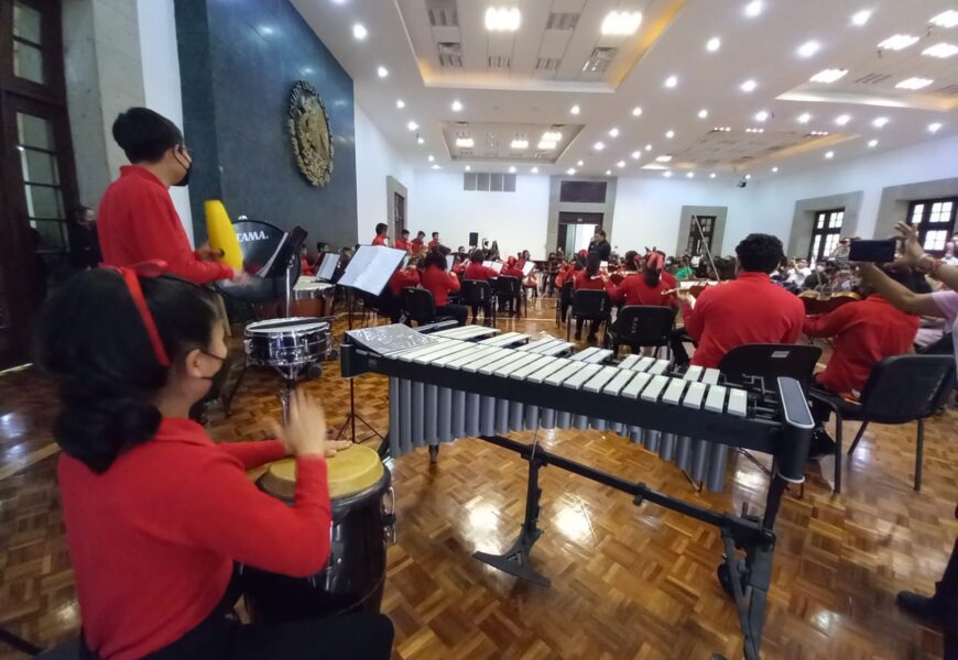 Exitosa presentación de la orquesta sinfónica infantil de Tlaxcala en el festival «Puente de colores»