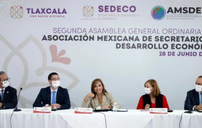 Tlaxcala, dentro de los tres primeros lugares a nivel nacional con mayor crecimiento y recuperación económica: gobernadora