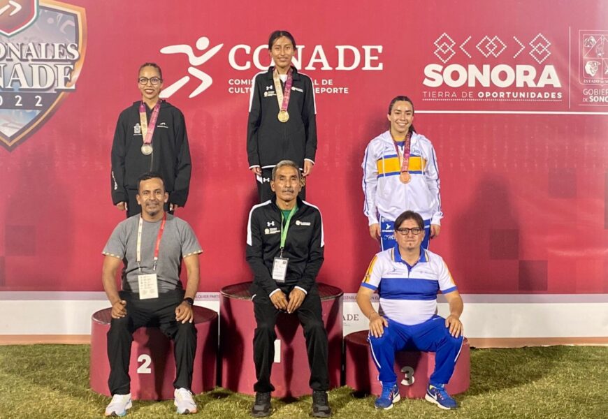 Obtiene Elizabeth Tuxpan medalla de oro en 10 mil metros planos