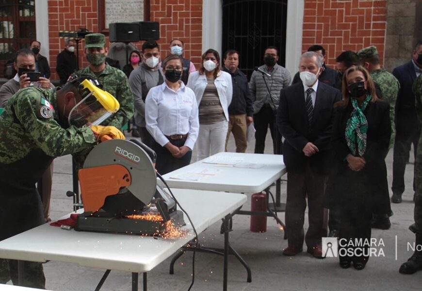 Con campaña de canje de armas, gobierno del estado busca disminuir accidentes y delitos en Tlaxcala
