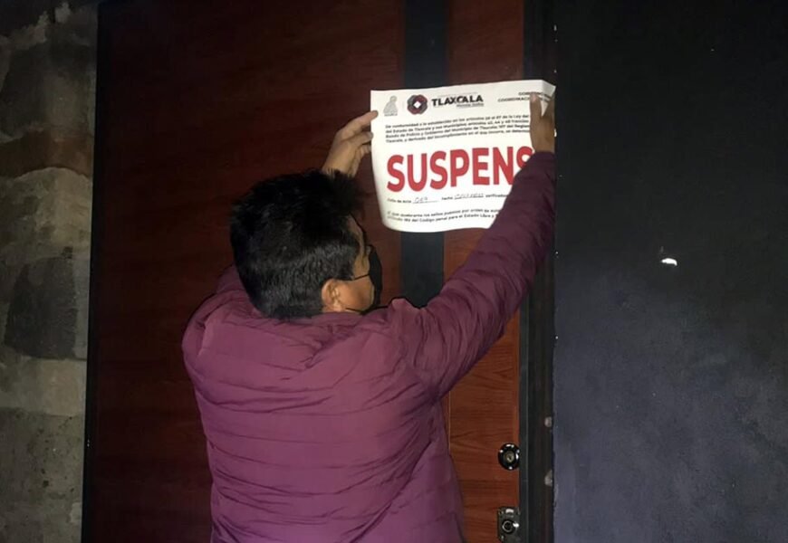 Por irregularidades, clausura Protección Civil Municipal bar en Tlaxcala Capital Por irregularidades, clausura Protección Civil Municipal bar en Tlaxcala Capital