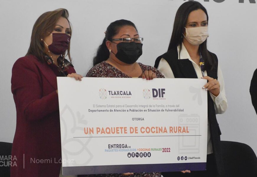 Encabezó gobernadora entrega de paquetes hidráulicos y cocinas rurales