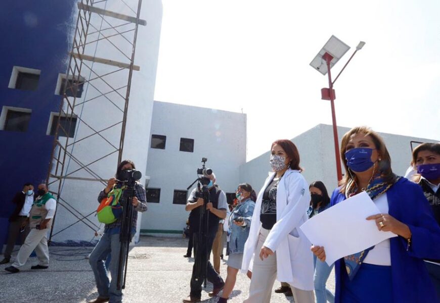 Supervisa gobernadora Lorena Cuéllar proceso de transformación a IMSS-Bienestar en hospital de Tzompantepec