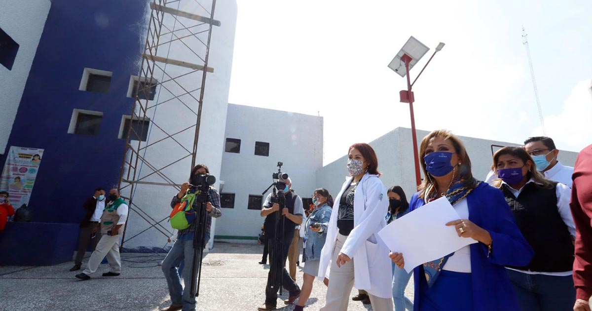 Supervisa gobernadora Lorena Cuéllar proceso de transformación a IMSS-Bienestar en hospital de Tzompantepec