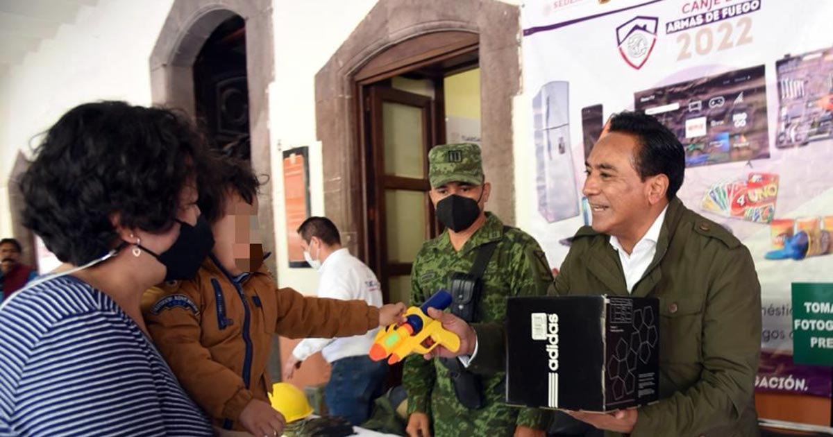 Buena respuesta en Campaña de Canje de Armas en Tlaxcala Capital