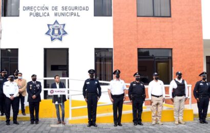 Anuncia Jorge Corichi estímulos económicos para el cuerpo policiaco de Tlaxcala Capital