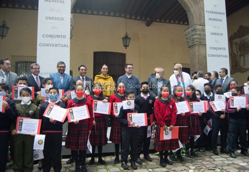 Celebran aniversario de la declaración del Conjunto Conventual Franciscano como Patrimonio Mundial