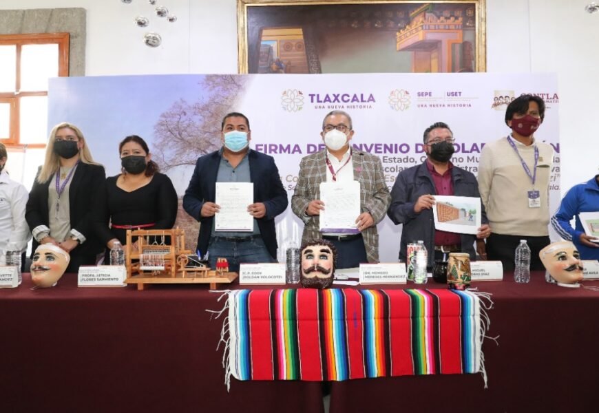 Firman convenio de colaboración SEPE-USET y el municipio de Contla Firman convenio de colaboración SEPE-USET y el municipio de Contla