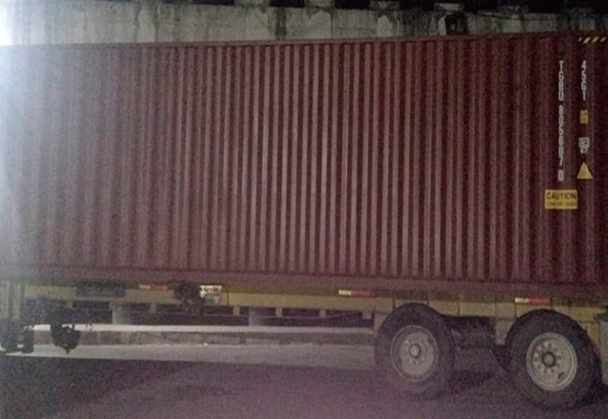 PGJE recupera dos contenedores con reporte de robo PGJE recupera dos contenedores con reporte de robo