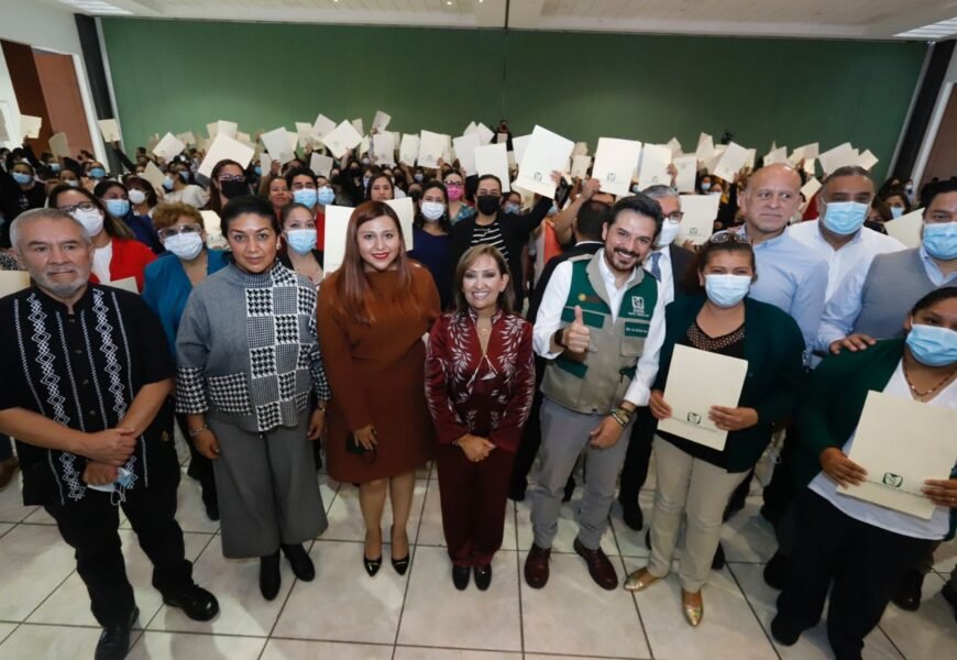 Otorgan gobierno del estado e IMSS 300 bases más a personal de salud Otorgan gobierno del estado e IMSS 300 bases más a personal de salud