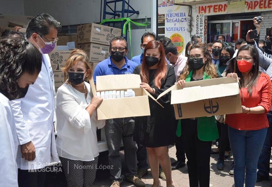 Entregó Gobernadora medicamentos en hospital IMSS-BIENESTAR del municipio de  Contla