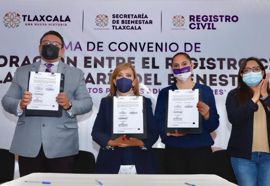 Adultos mayores de Tlaxcala se beneficiarán con trámites gratuitos ante el registro civil:LCC