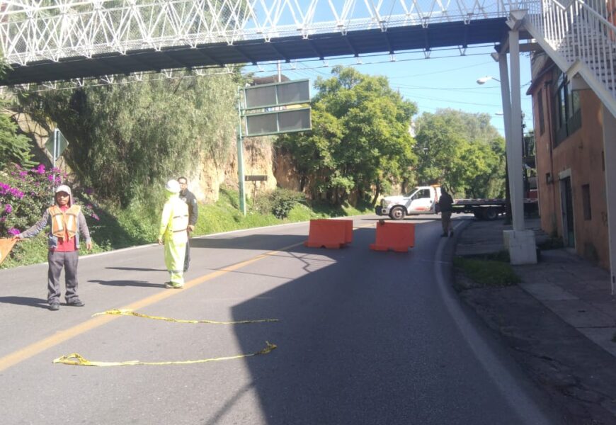 Se mantiene operativo vial en obras de reconstrucción del puente El Trébol-Zahuapan