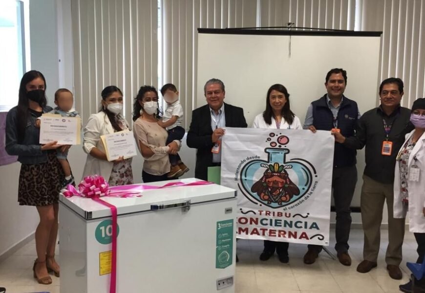 Recibe SESA congelador para almacenar leche humana pasteurizada