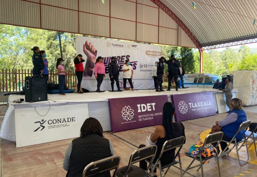 Mujeres Guerreras del IDET brinda capacitación en Panotla