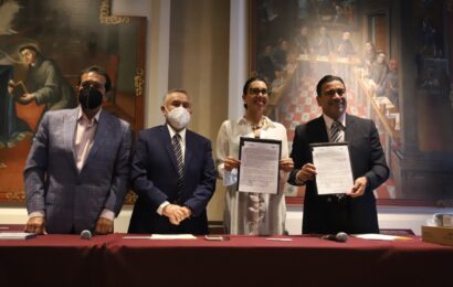 Firmaron SECTUR e IZZI convenio para proveer internet gratuito a lugares turísticos de Tlaxcala