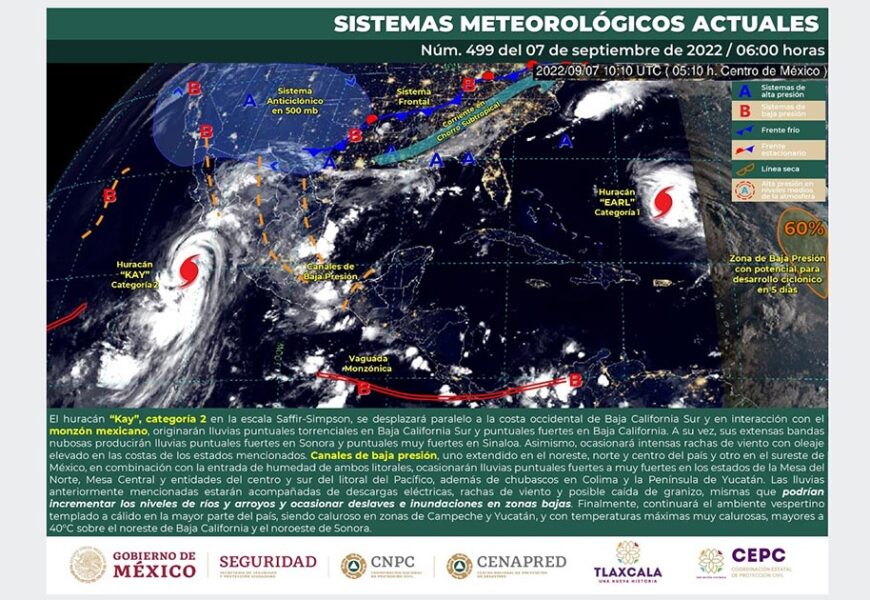 Tlaxcala tendrá lluvias fuertes; extreme precauciones: CEPC