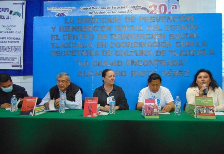 Presenta Secretaría de Cultura libro “La ciudad encontrada” en el CERESO de Tlaxcala