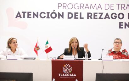 Refrenda Gobernadora Lorena Cuéllar compromiso para abatir rezago educativo