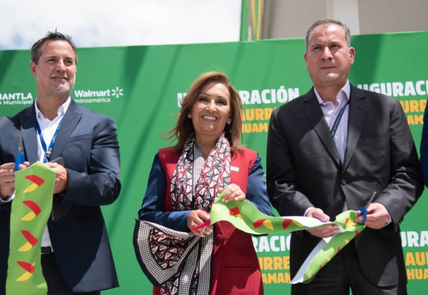 Inauguró Gobernadora nueva tienda Bodega Aurrerá en Huamantla